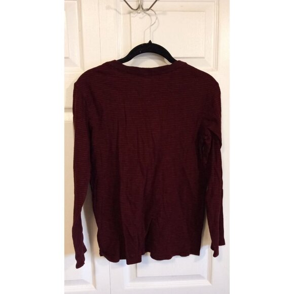 Old Navy boys red stripe long sleeve - Picture 2 of 3